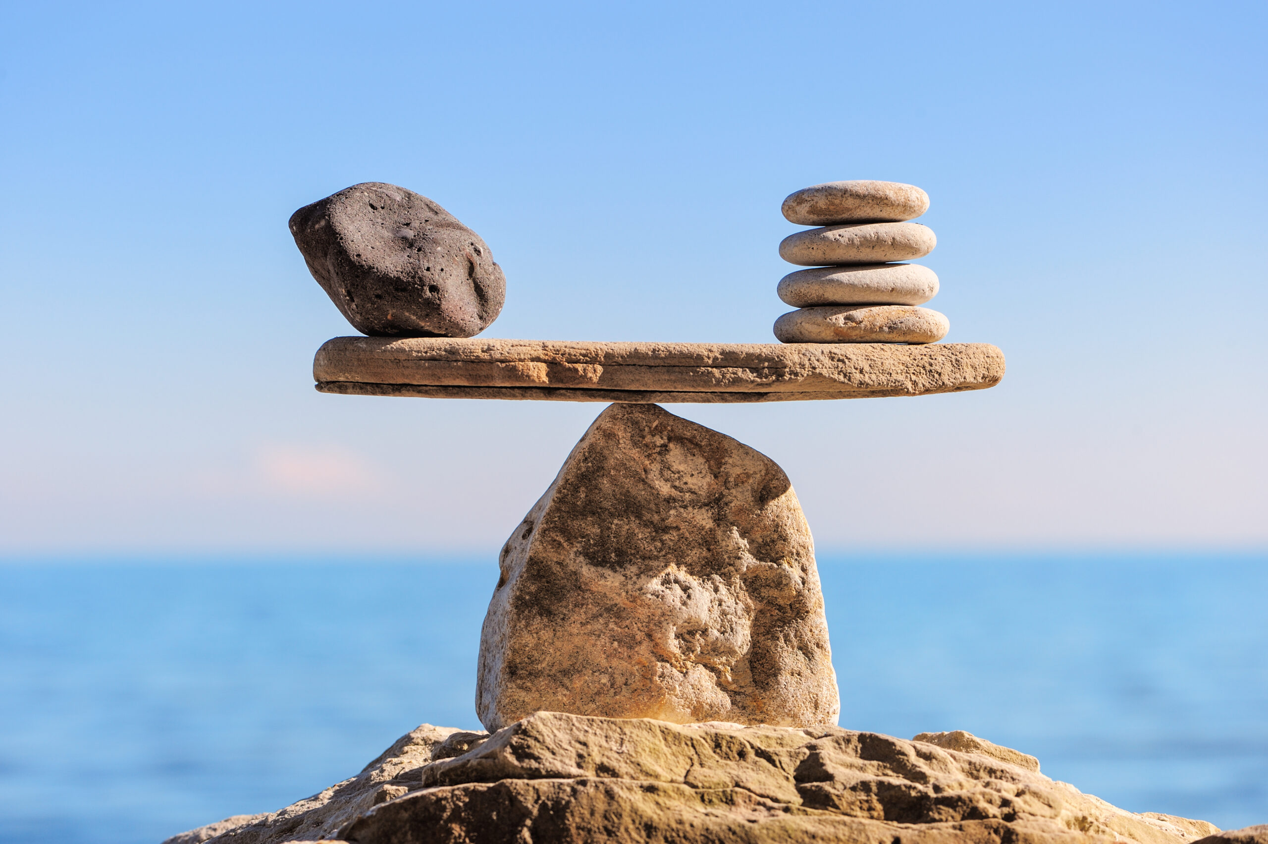 rocks balancing